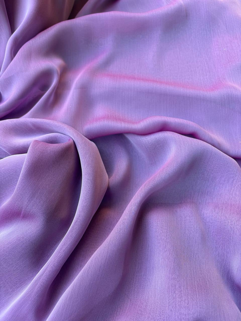 Chiffon IRIDESCENTE Lillà SOTTOPREZZO