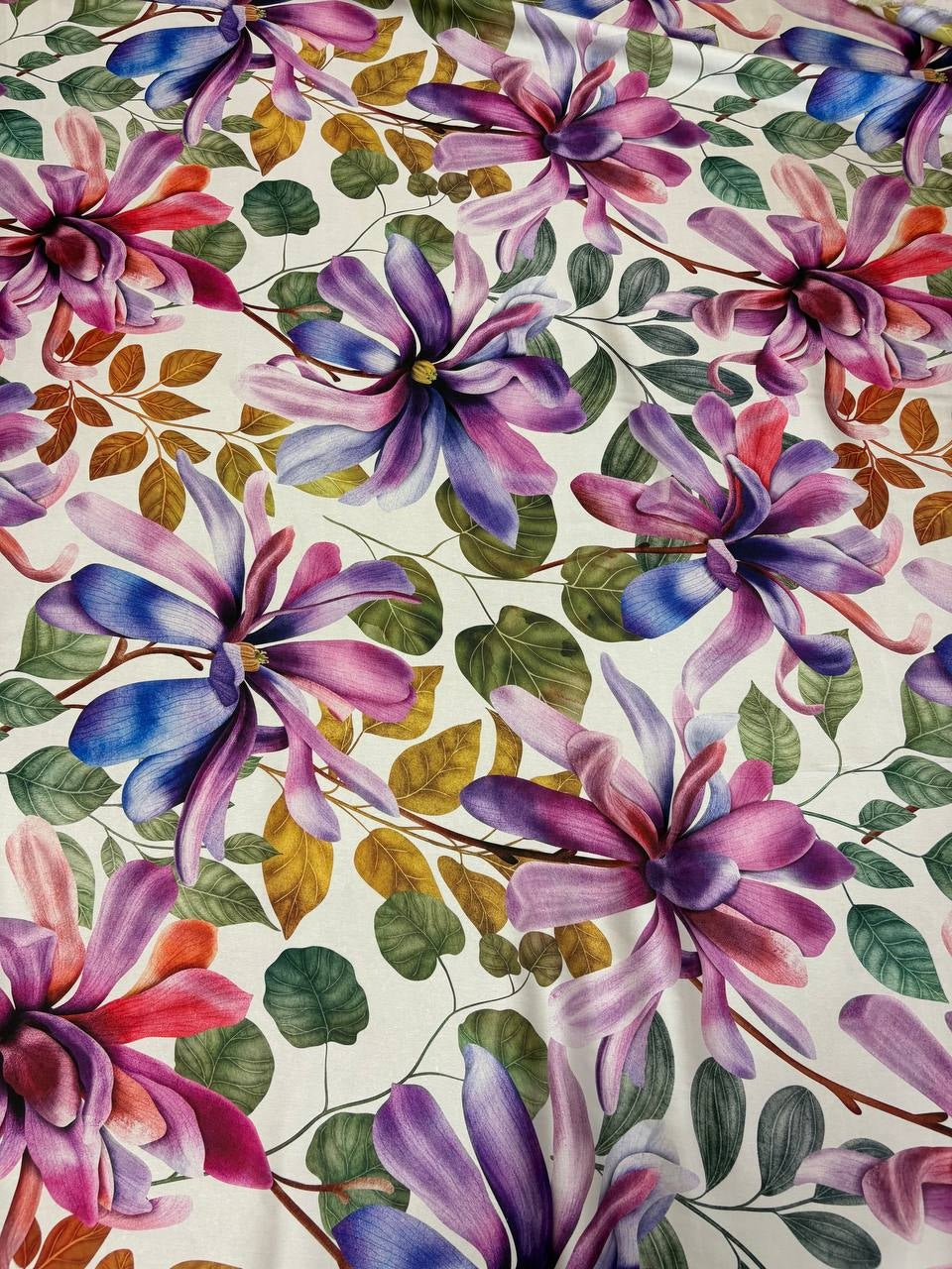 Satin Manoseta Paradiso Floreale