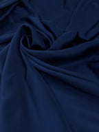 Satin Di Viscosa BLU SCURO SOTTOPREZZO - WorldTessuti