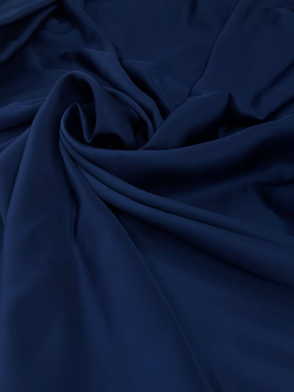 Satin Di Viscosa BLU SCURO SOTTOPREZZO
