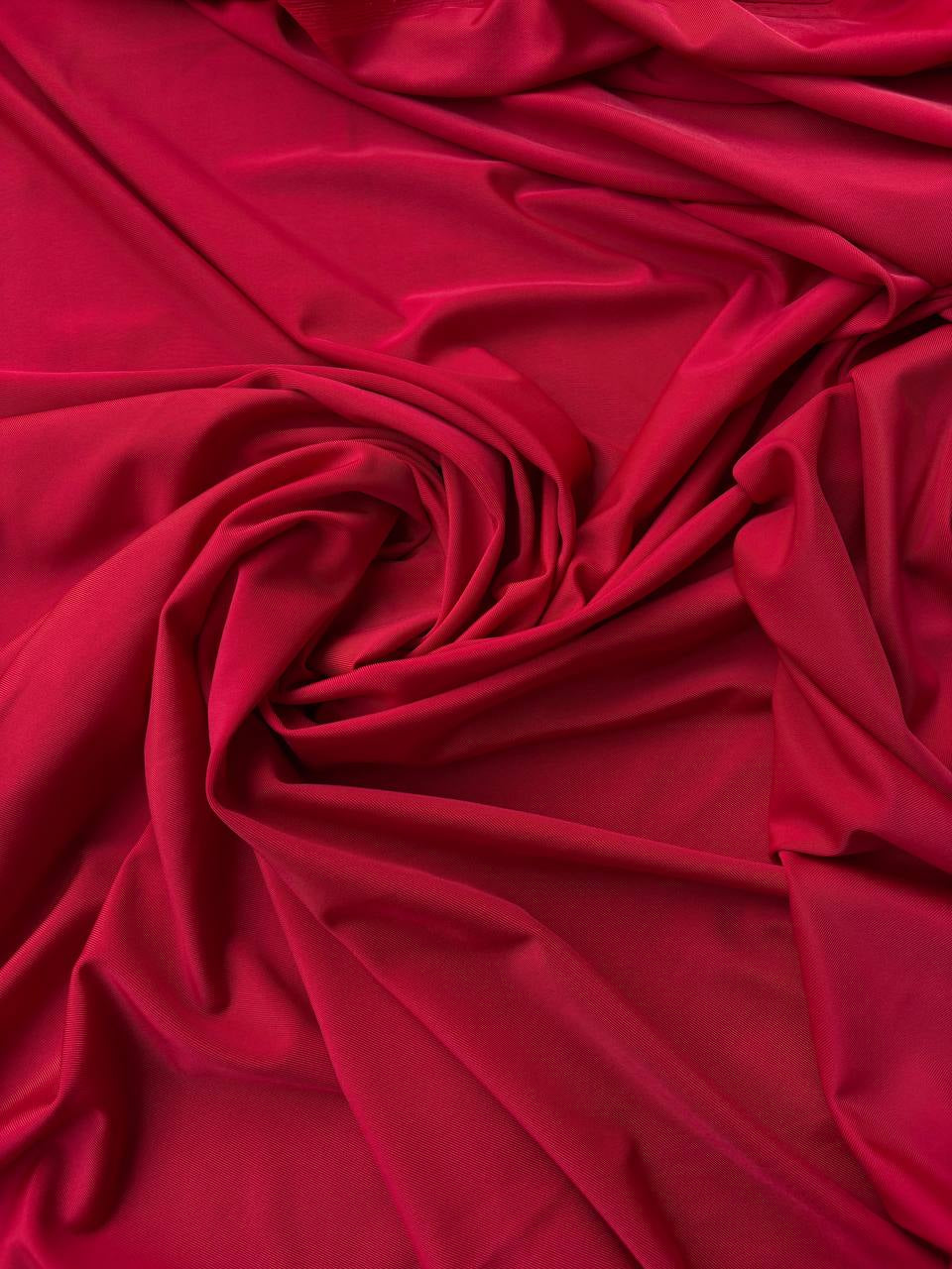 Lycra Tinta unita Rosso india opaca