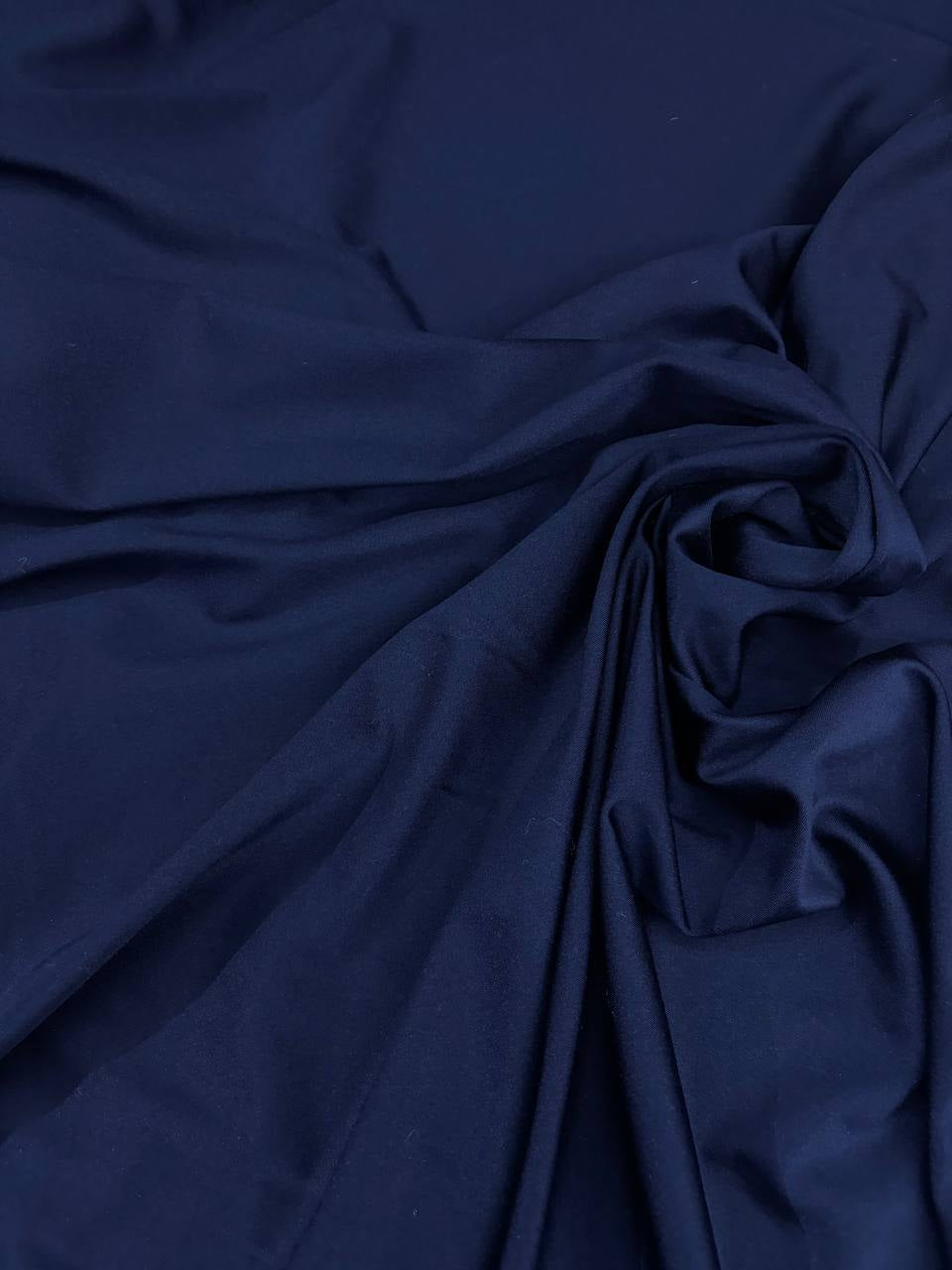 Lycra Tinta unita BLU SCURO SemiLucida