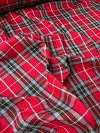 Tartan Scozzese Lanetta Quadrone Rosso SOTTOPREZZO - WorldTessuti