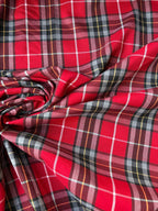 Tartan Scozzese Lanetta Quadrone Rosso SOTTOPREZZO - WorldTessuti