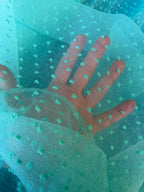 Organza plumetis pois