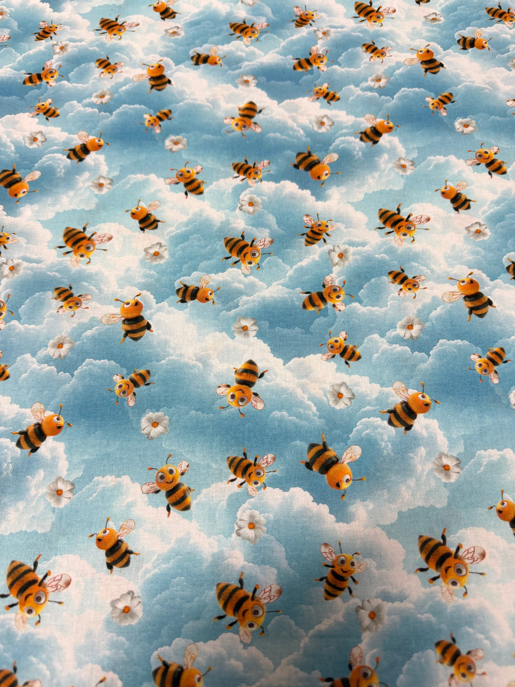 Tessuto Puro Cotone Stampa Digitale 3D