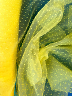 Organza plumetis pois