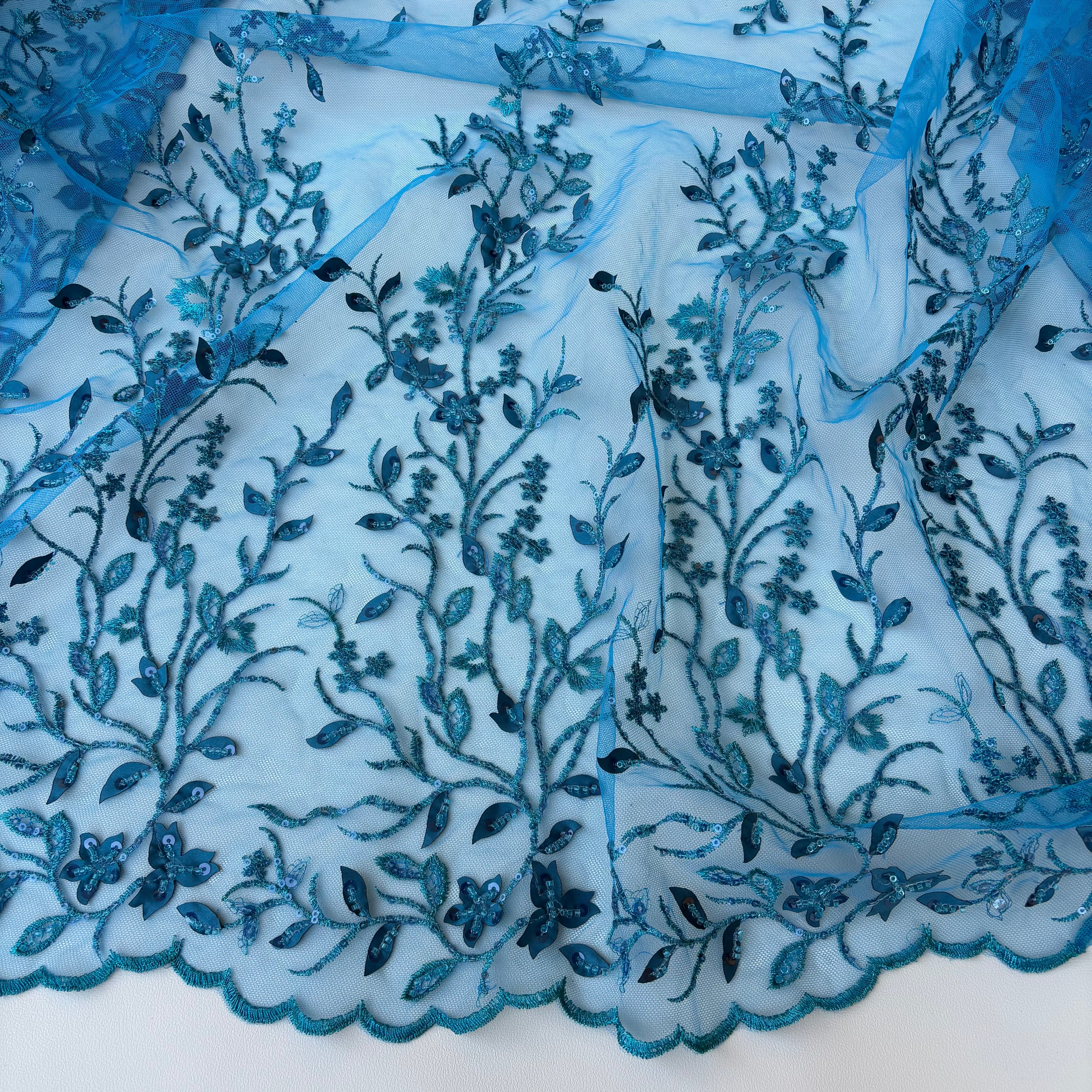 Pizzo Cerimonia Ramace Turchese