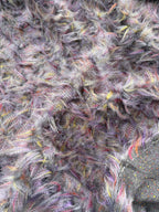 Pelliccia Ecologica Pelo lungo Multicolor