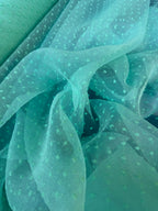 Organza plumetis pois