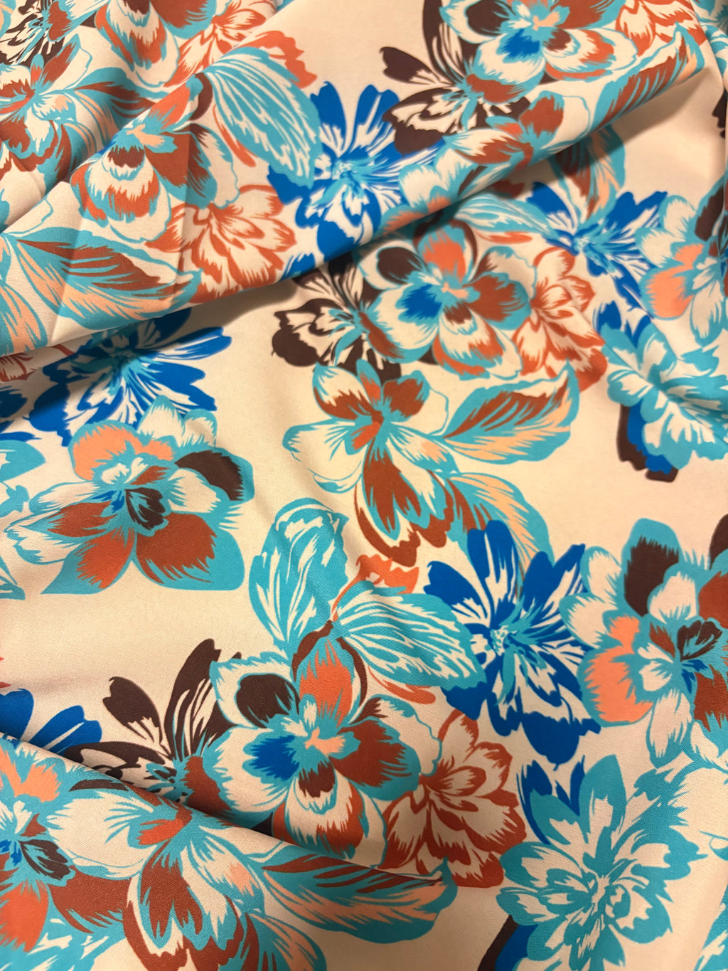 Scampolo Satin floreale 3,00x1,50