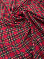 Tartan Scozzese Classic Piccolo Rosso Verde Nero Righetto blu