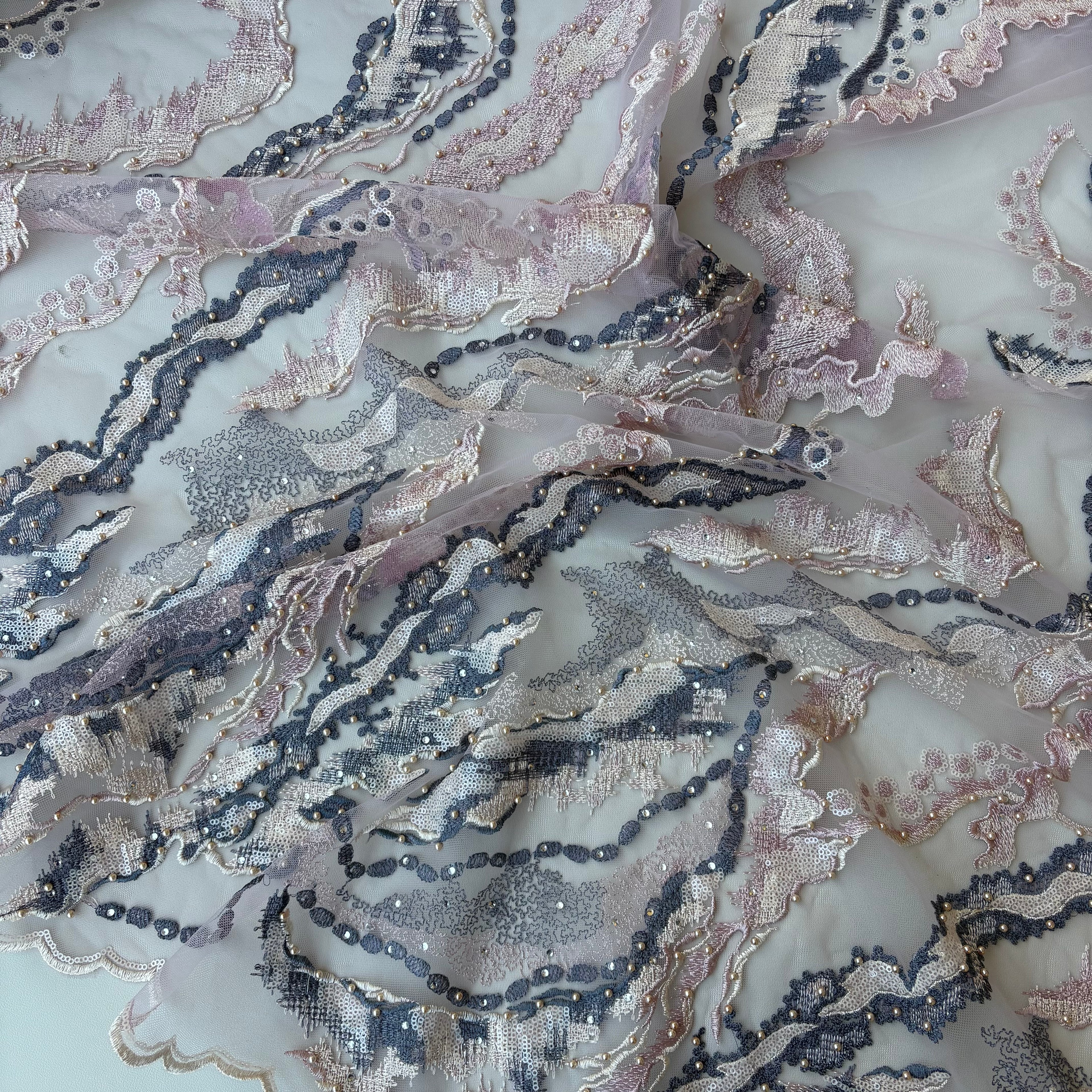 Pizzo Cerimonia Sfumato Rosa Cipia Excelsior