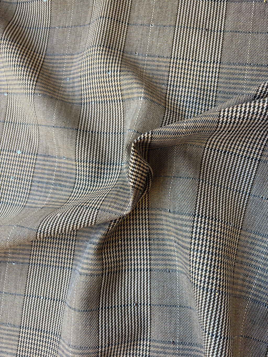 Tartan Lanetta Galles Beige Pailettes