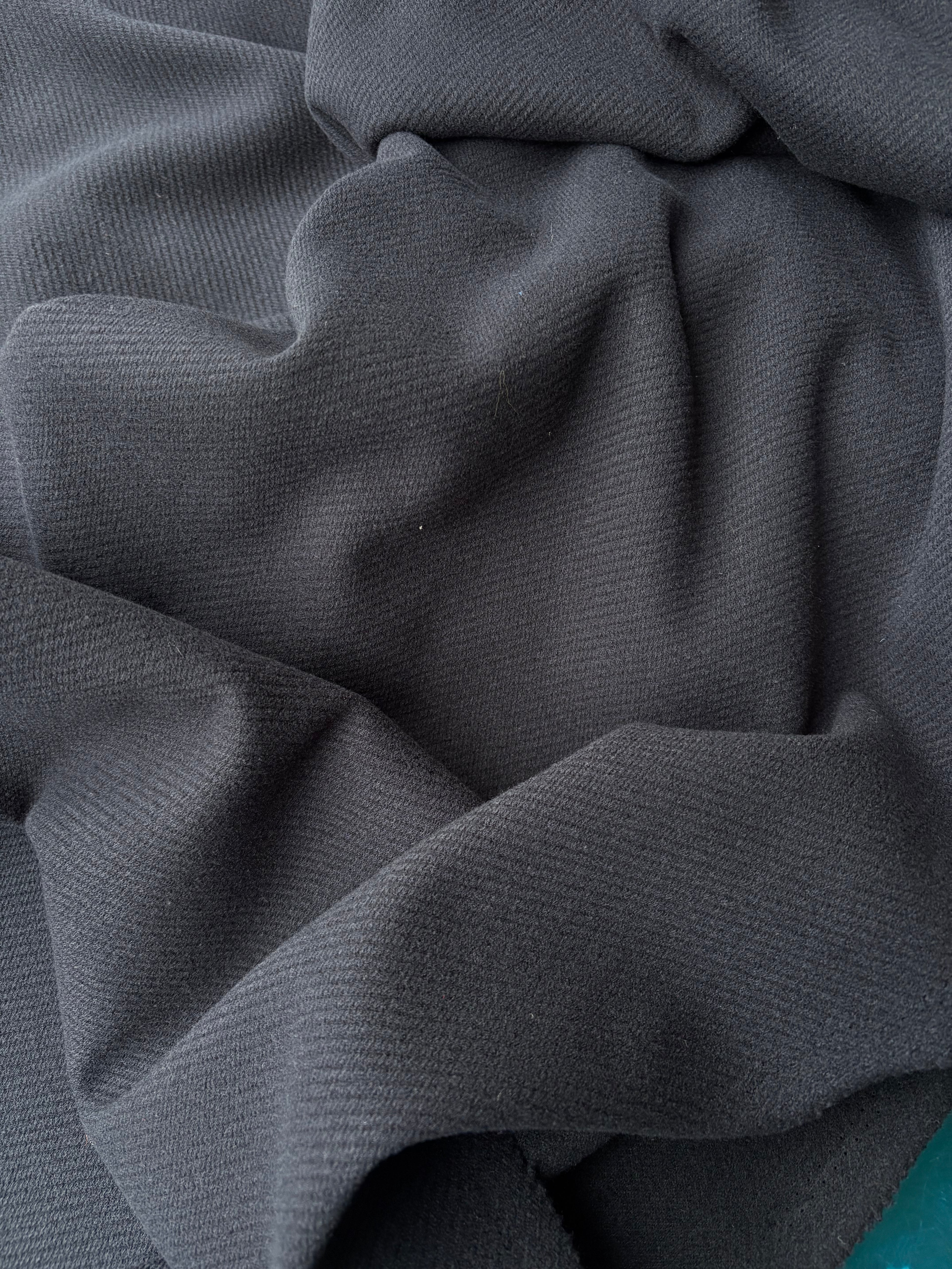 Scampolo Cappotto Tessuto Panno 3,00x1,50 Black Week