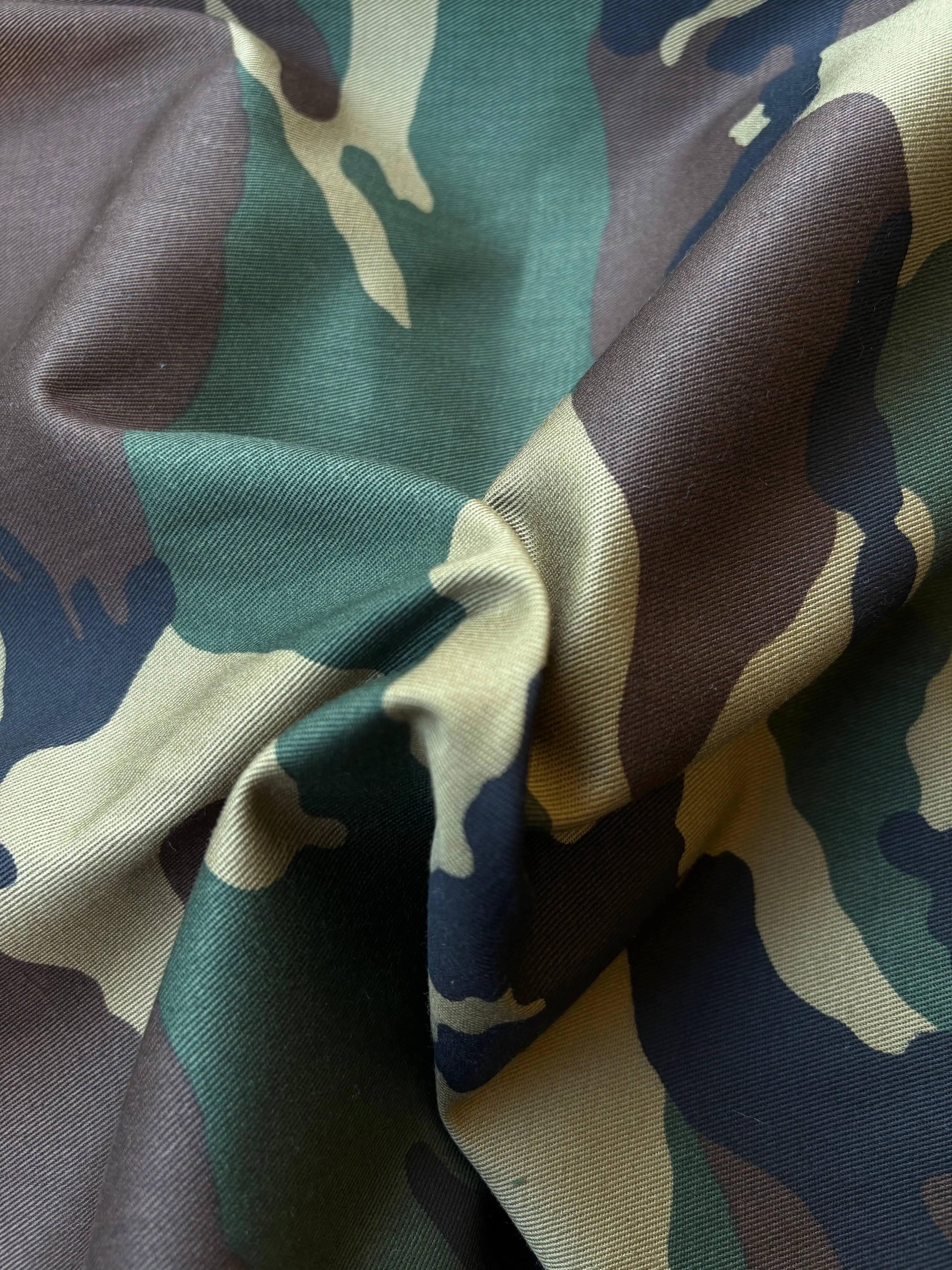 Tessuto Gambardina Militare Mimetica