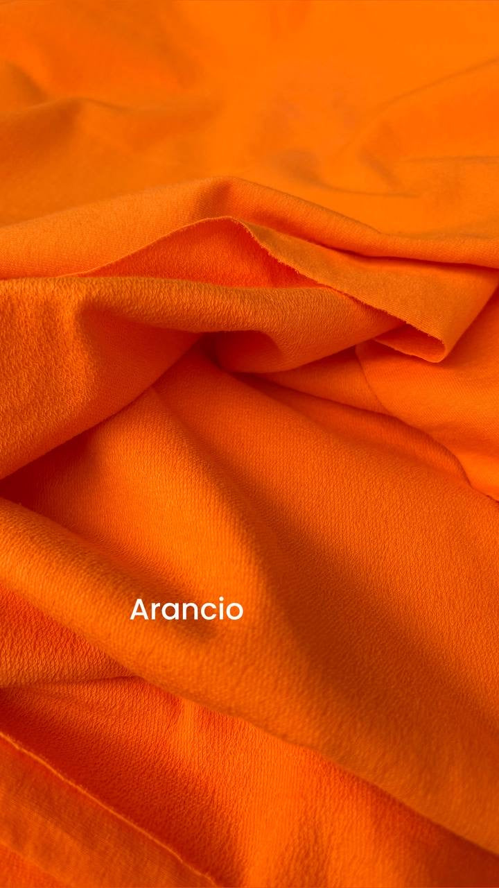 Tessuto Felpa PANTAREI Cotone Garzata Elastica