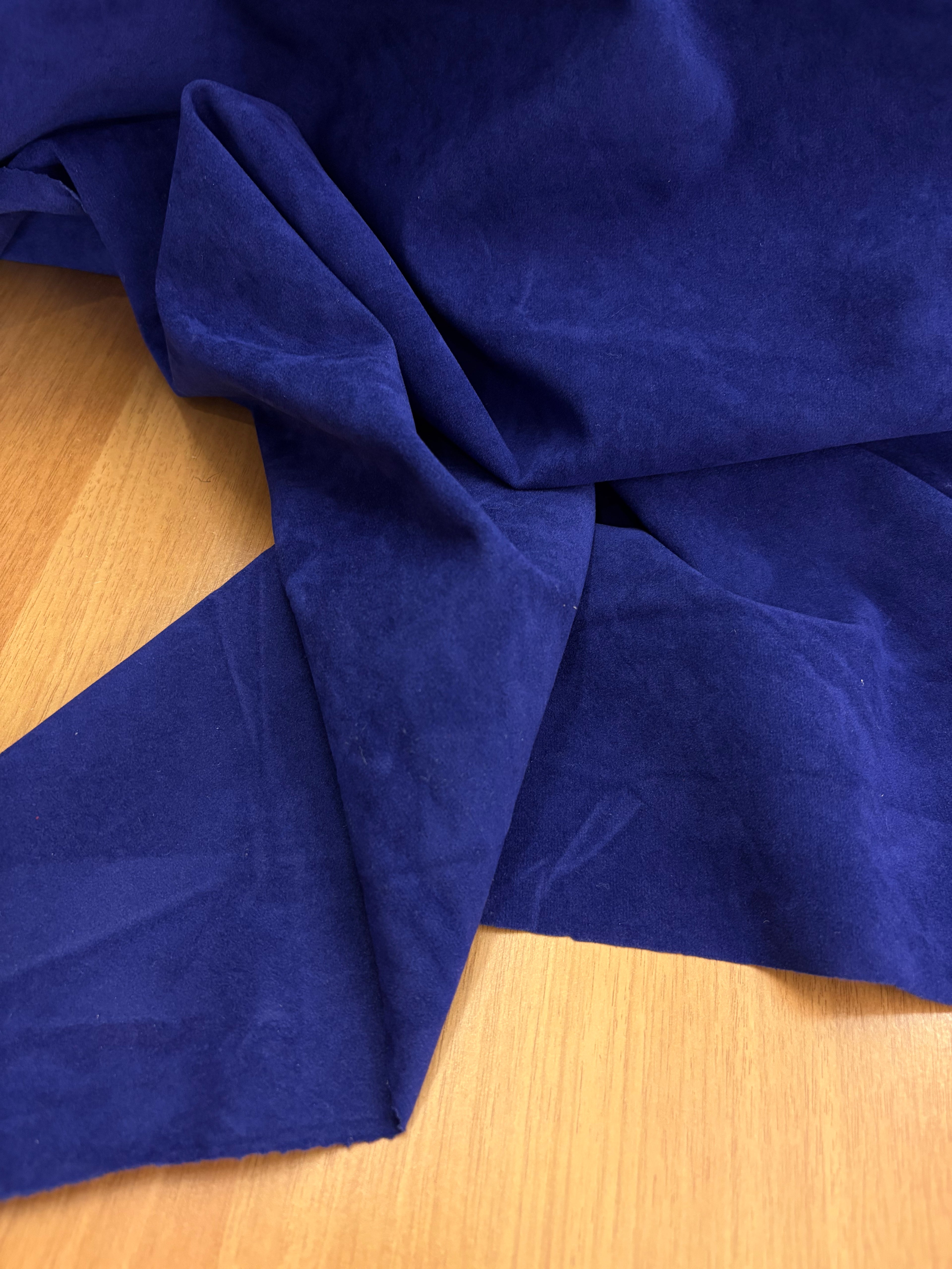 Blu Velluto Double Face Doppiafaccia - WorldTessuti