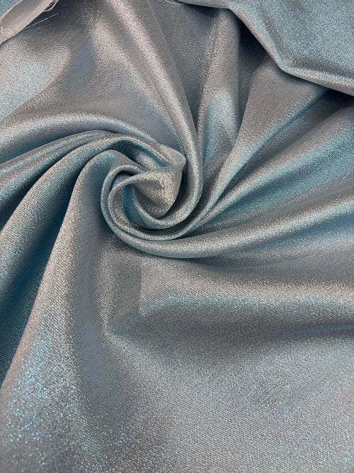 Broccato Glitter Boreale SFUMATO AZZURRO / ARGENTO