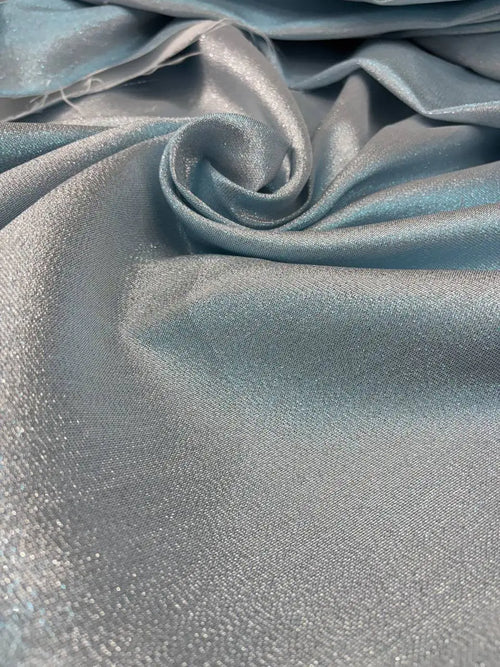 Broccato Glitter Boreale SFUMATO AZZURRO / ARGENTO