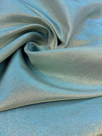 Broccato Glitter Boreale SFUMATO AZZURRO / ORO