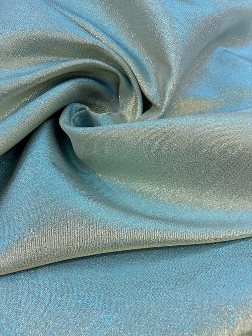 Broccato Glitter Boreale SFUMATO AZZURRO / ORO