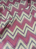 Broccato Gobelin Wax Vintage Spigato rosa fucsia