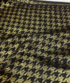 Broccato Luxury Pied De Poul Oro Nero
