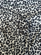 Chiffon Maculato Bianco e Nero
