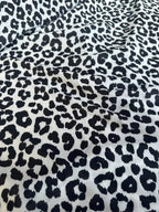 Chiffon Maculato Bianco e Nero