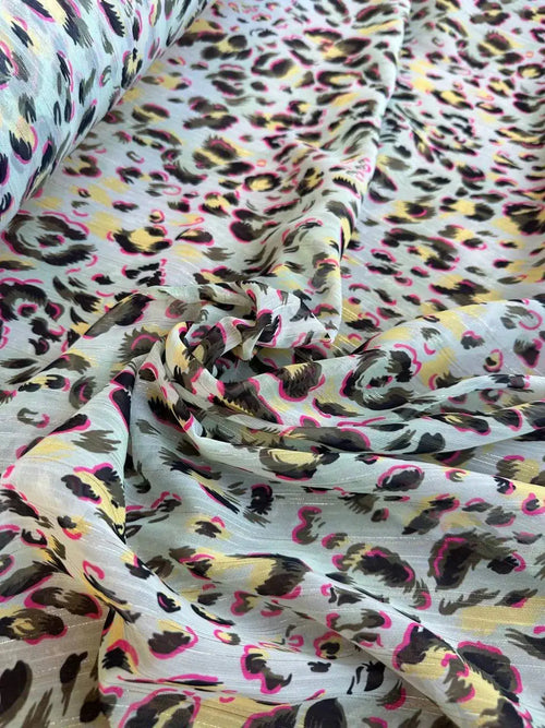 Chiffon Maculato Multicolor Glitter
