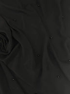 Chiffon Nero Perline