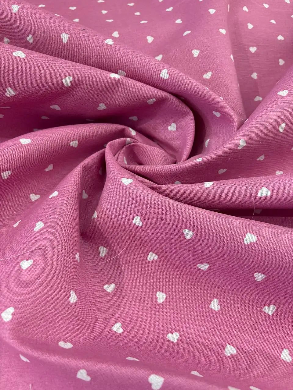 Cotone Doppio Cuoricino Rosa
