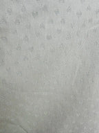 Cotone Panamino Cuore Glitter Argento