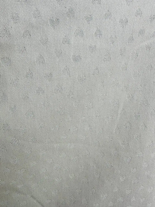 Cotone Panamino Cuore Glitter Argento