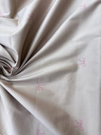 Cotone Percalle Liberty Fiocchetto Tortora