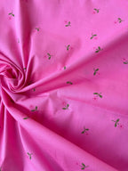 Cotone Percalle Liberty Fiorellino Fucsia