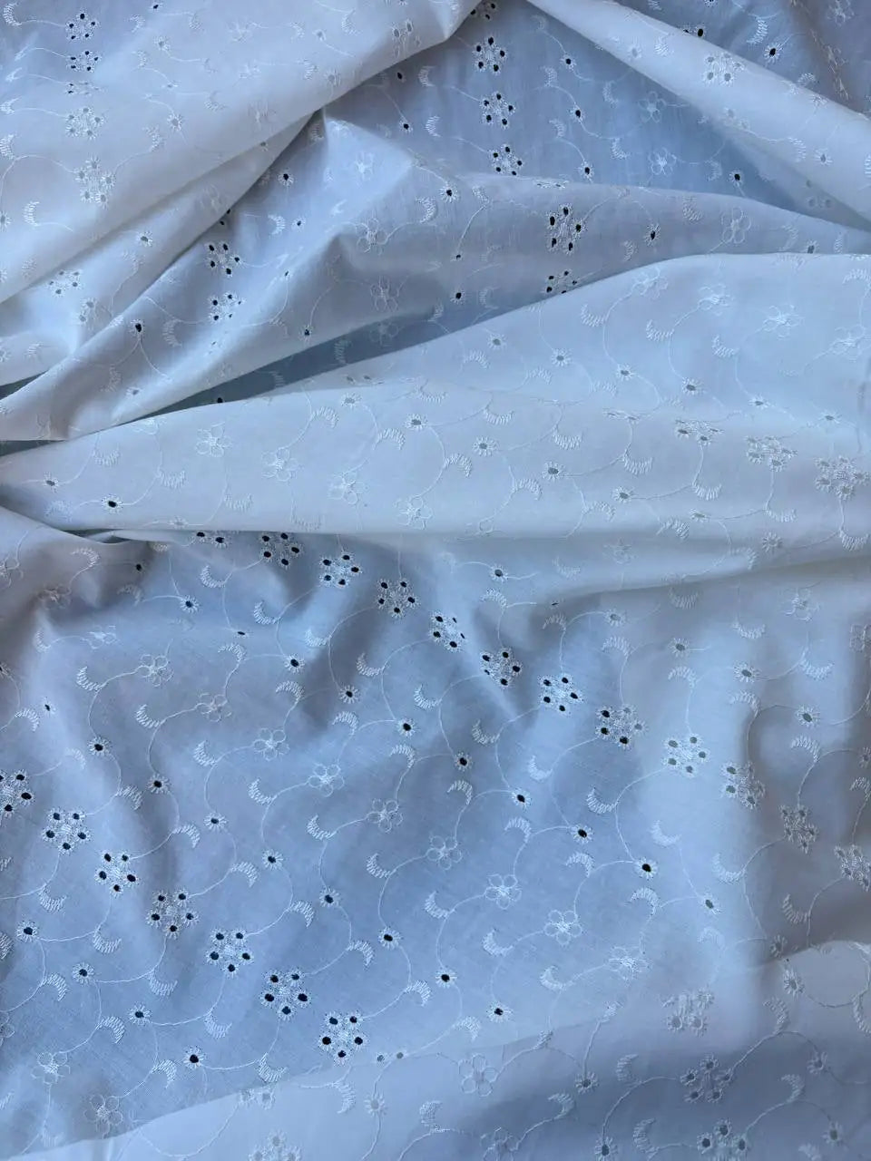 Cotone Pizzo San Gallo Bianco LUNA SOLE Sottoprezzo