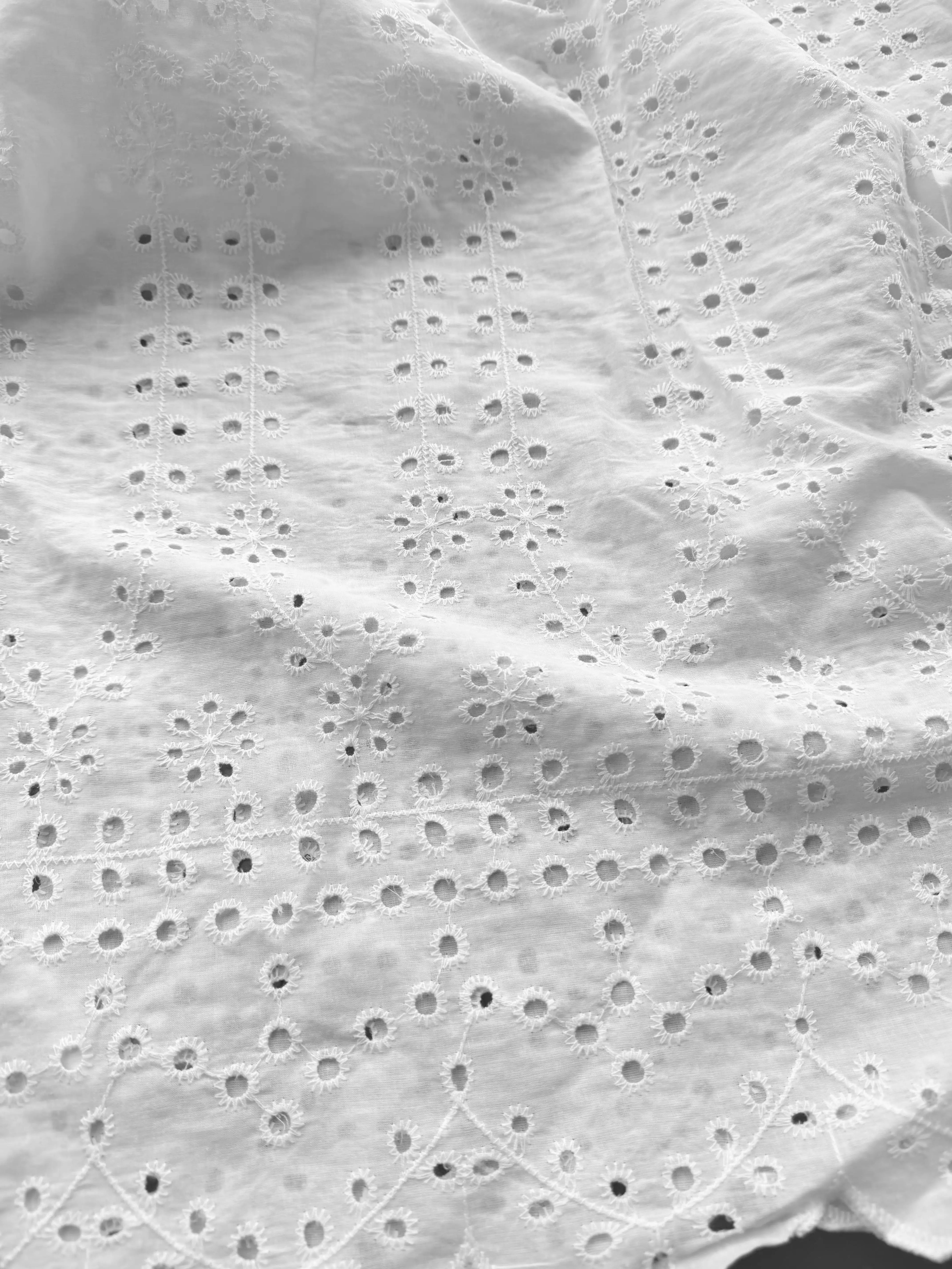 Cotone Pizzo San Gallo Ricamato Costiera 0,5 m / Maiori