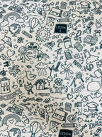 Cotone Scuola Bambino da colorare 140