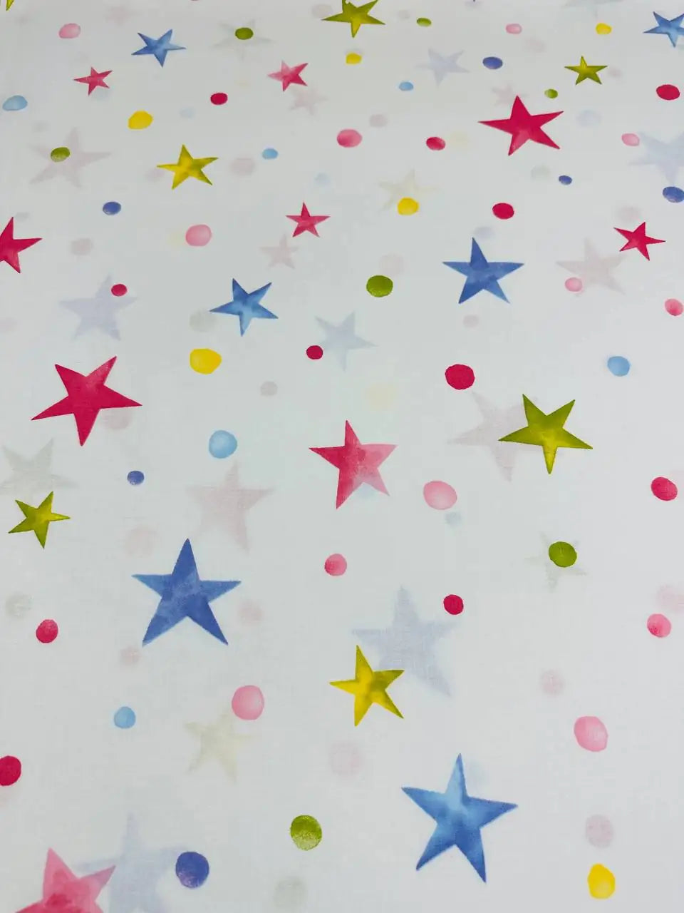 Cotone Stelle Pois Multicolor
