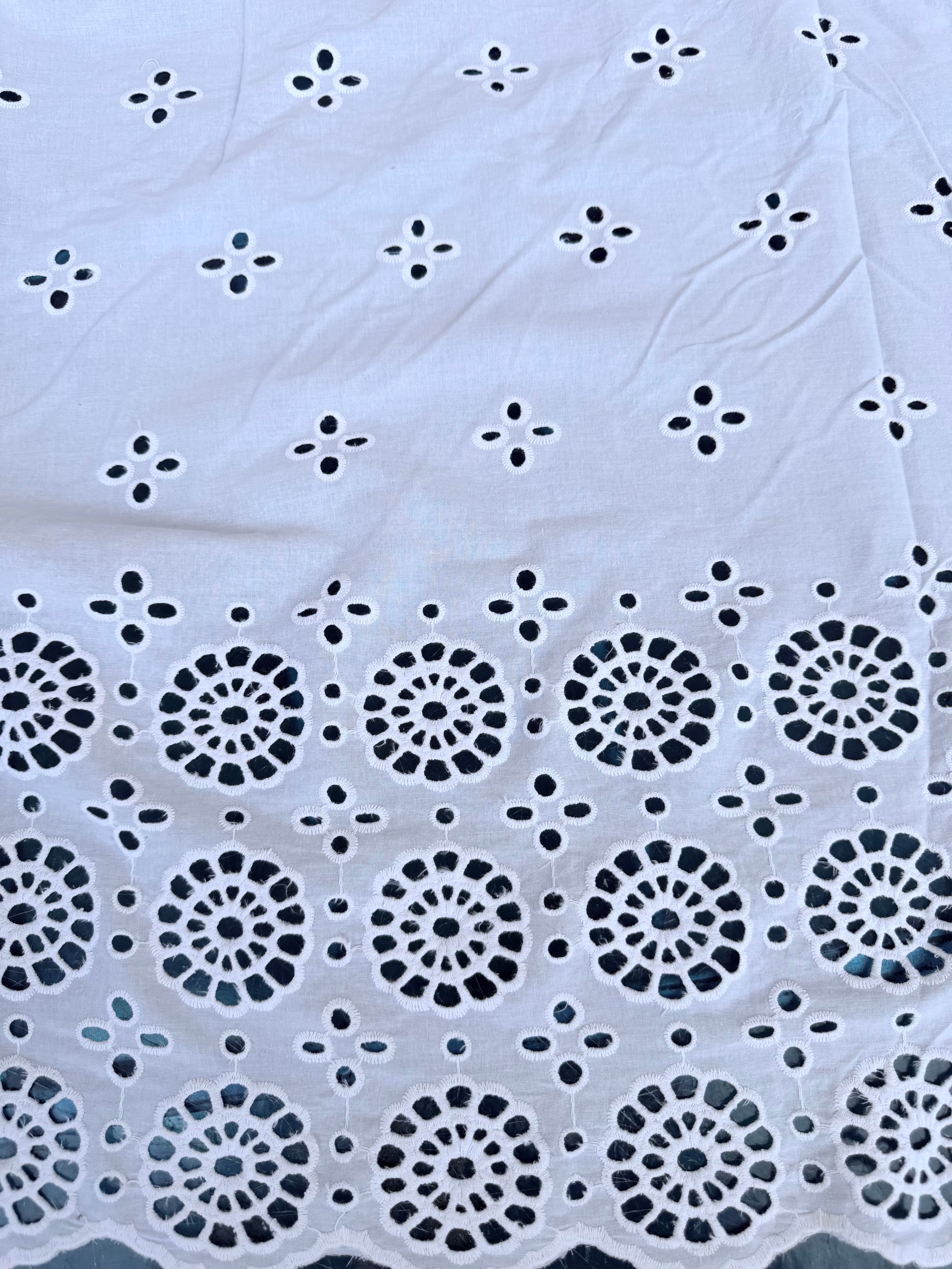 Cotone Pizzo San Gallo Ricamato Venezia