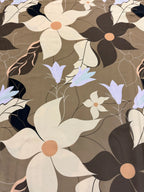 Tessuto Satin Floreale Siena
