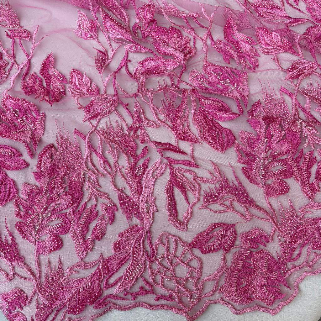 Pizzo Cerimonia Ramace fucsia Colosseo