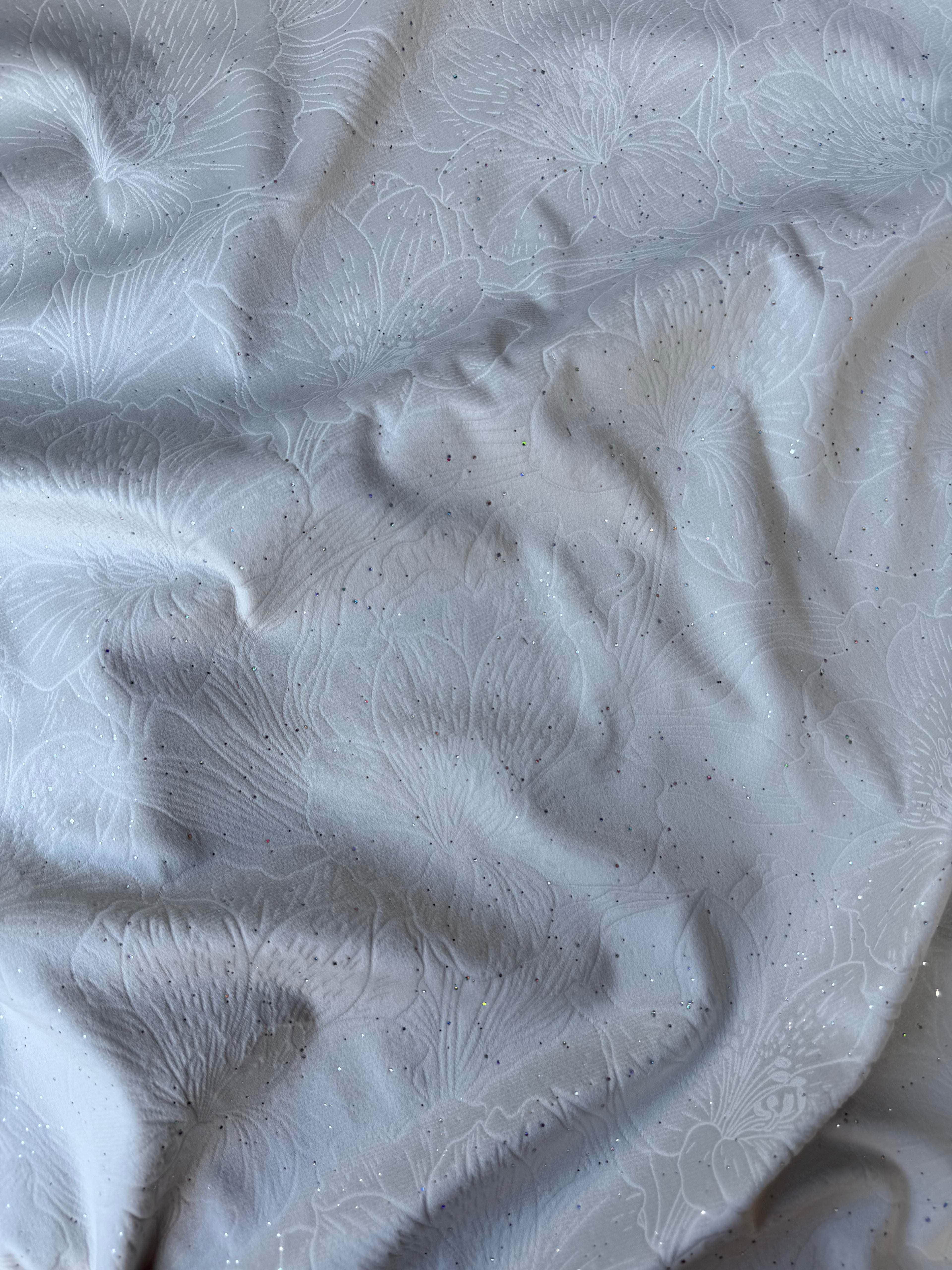 Velluto Floreale Glitter 280