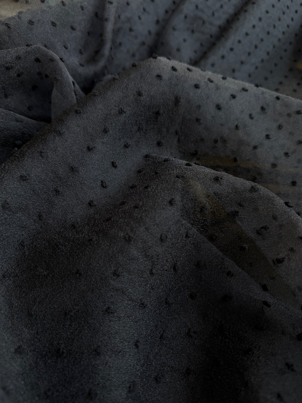 Organza plumetis pois