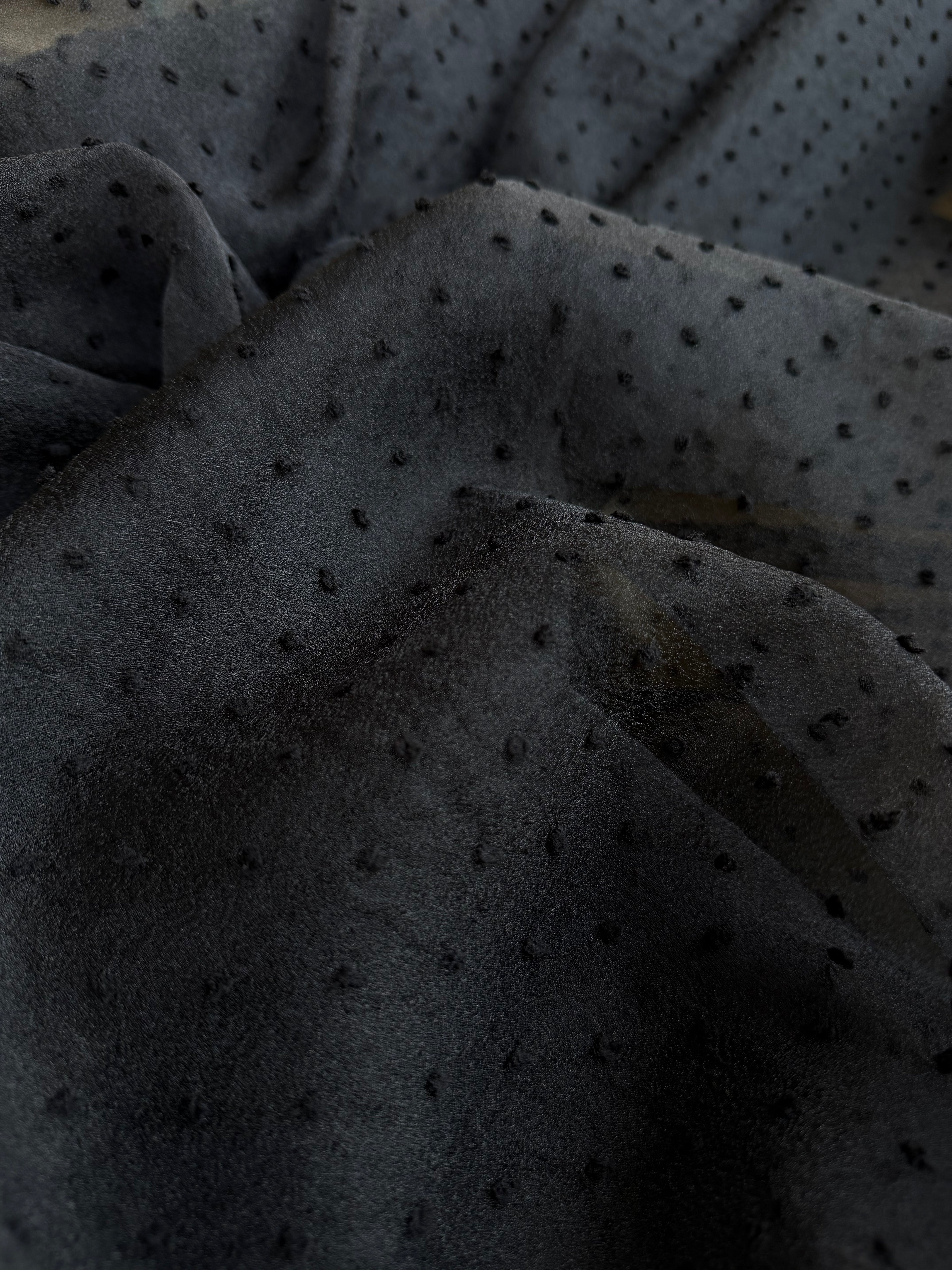 Organza plumetis pois