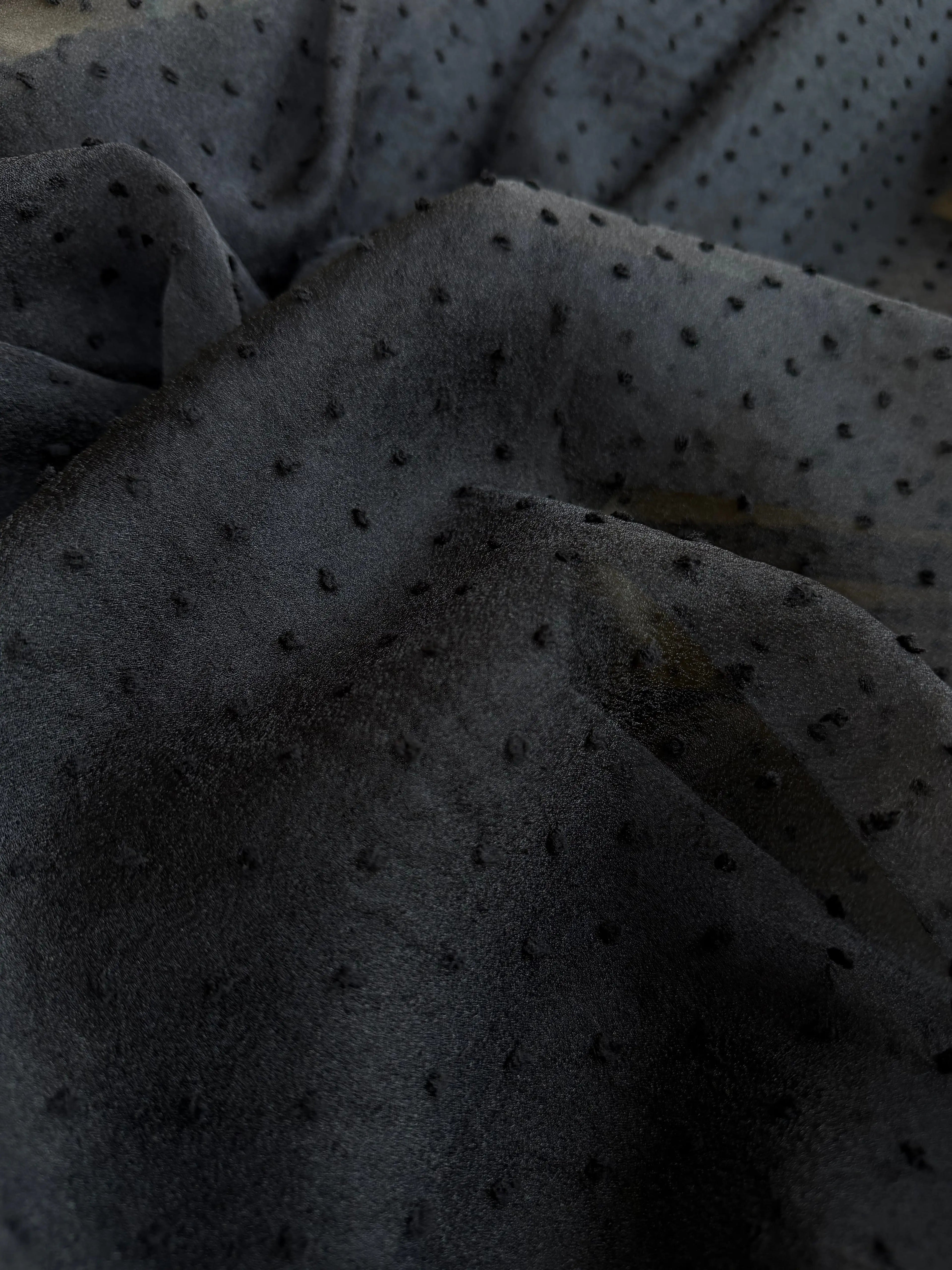 Organza plumetis pois