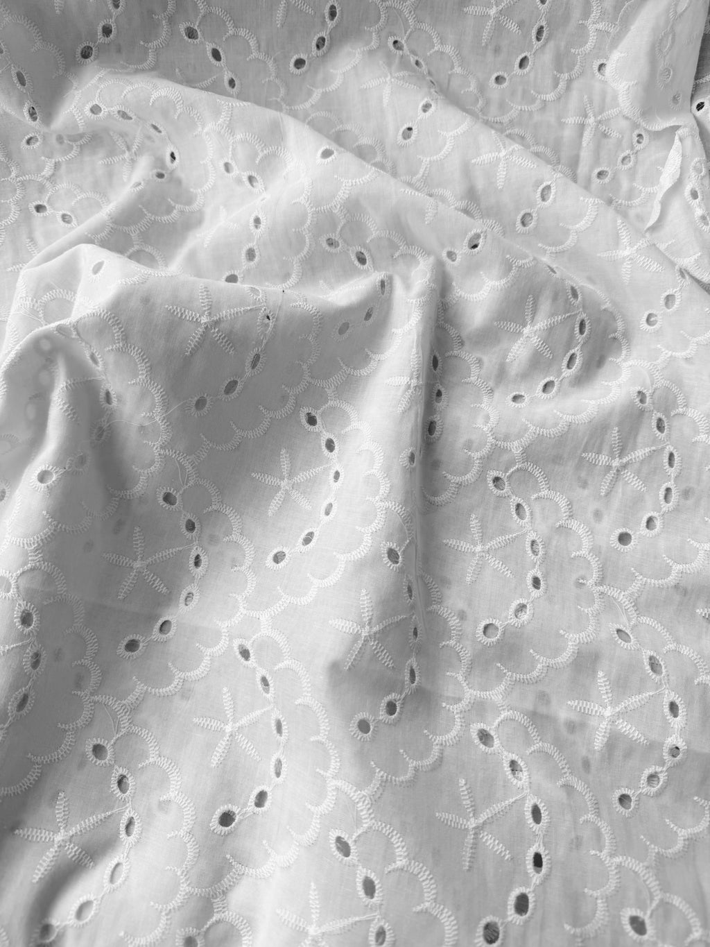 Cotone Pizzo San Gallo Ricamato Costiera