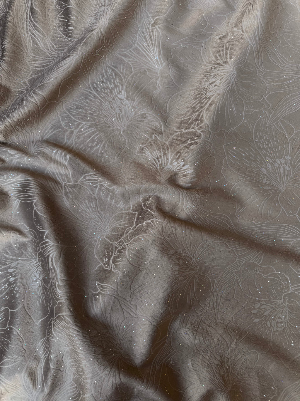 Velluto Floreale Glitter 280